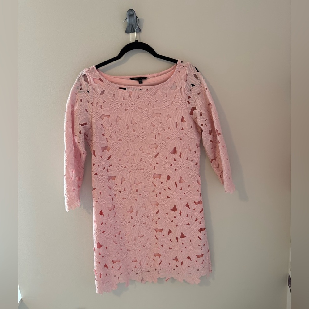 Pink Lace Dress